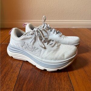 Hoka Gaviota Women's White/Blue Athletic Shoes sz 9